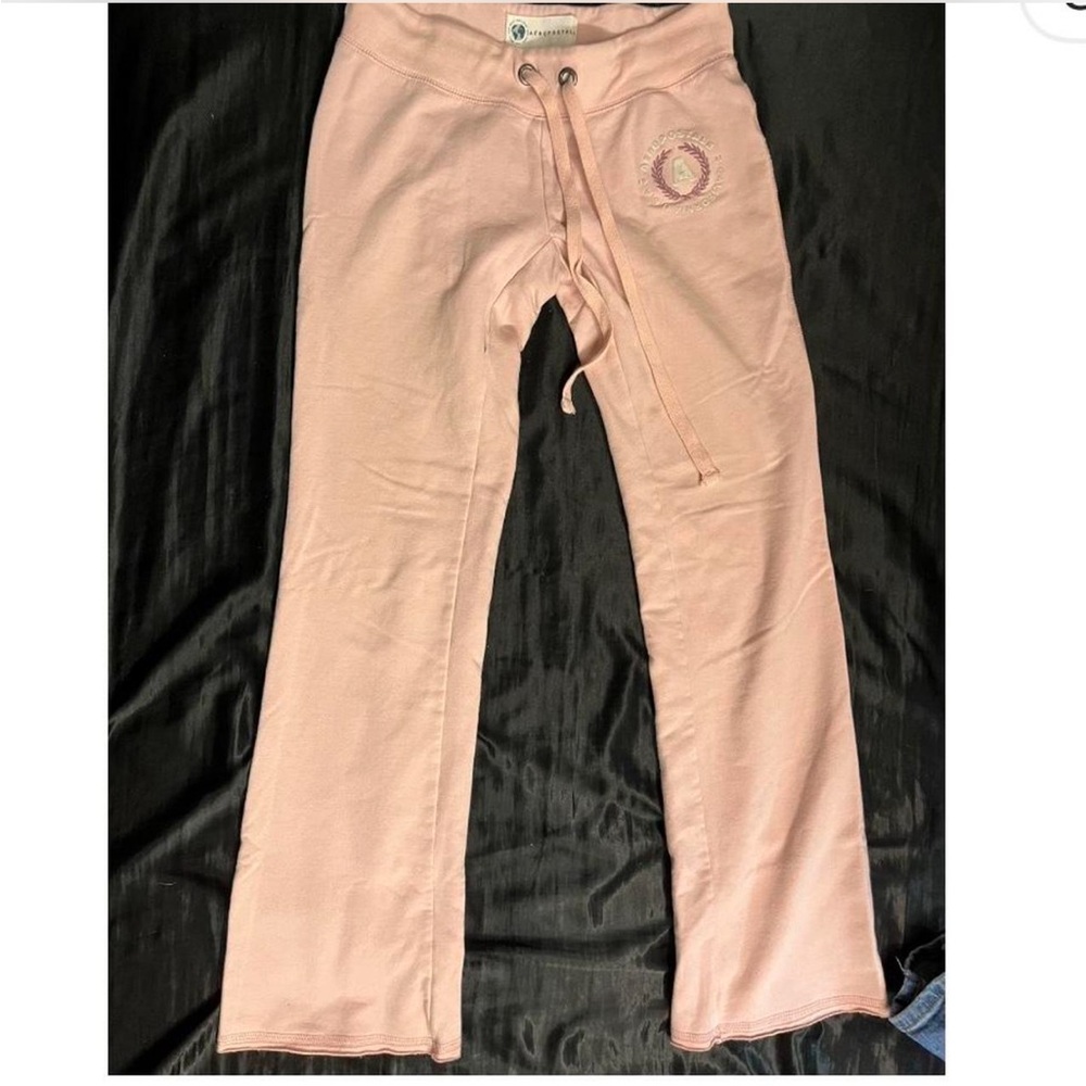 Pink flare leggings